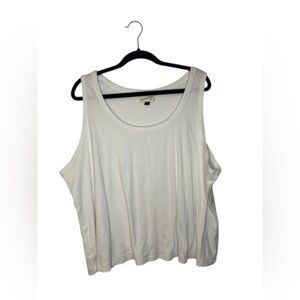 Universal Thread White Boxy Relaxed Sleeveless Tank Top